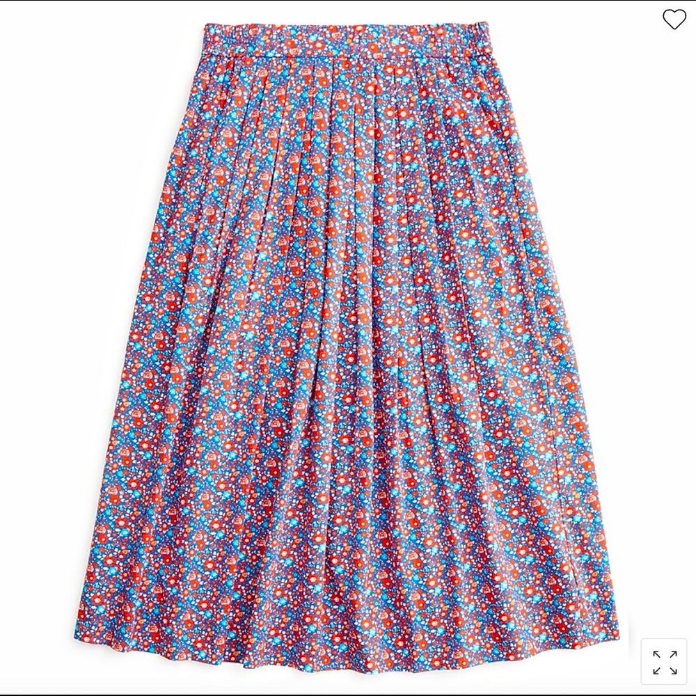 BRAND NEW Jcrew X Liberty midi skirt!